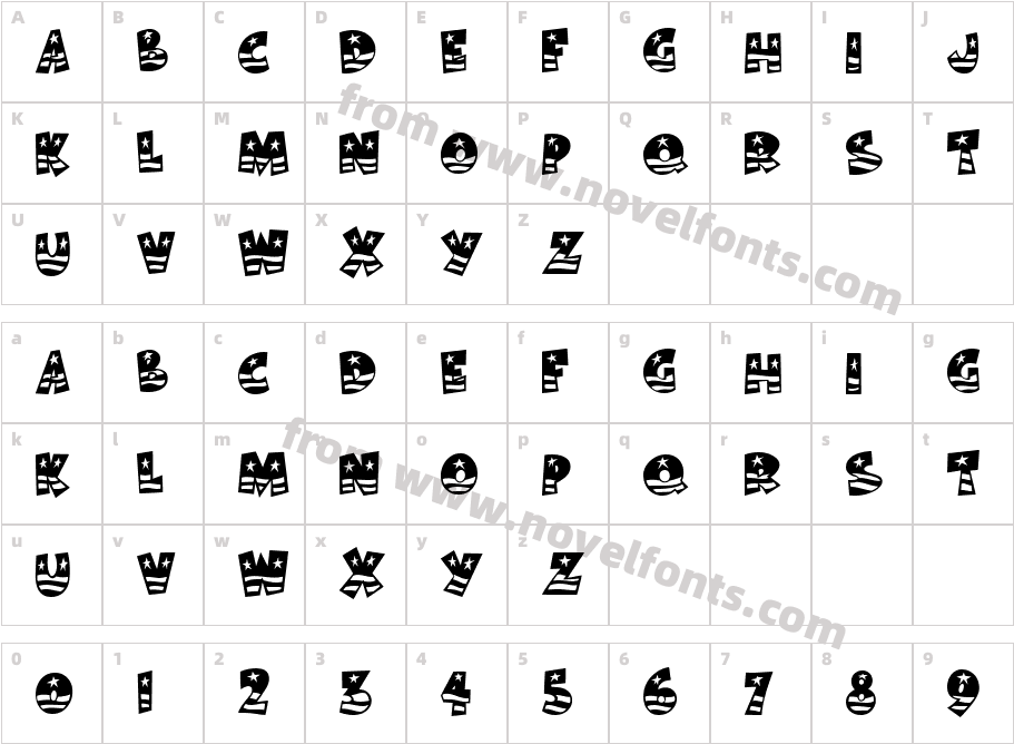 Bodie MF FlagCharacter Map