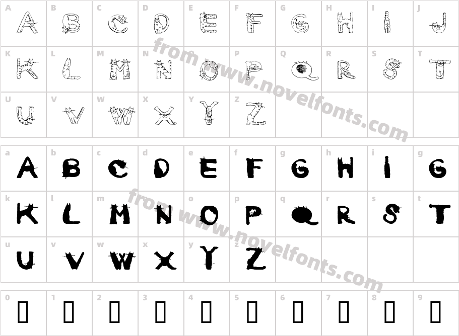 CarrieCattSHCharacter Map