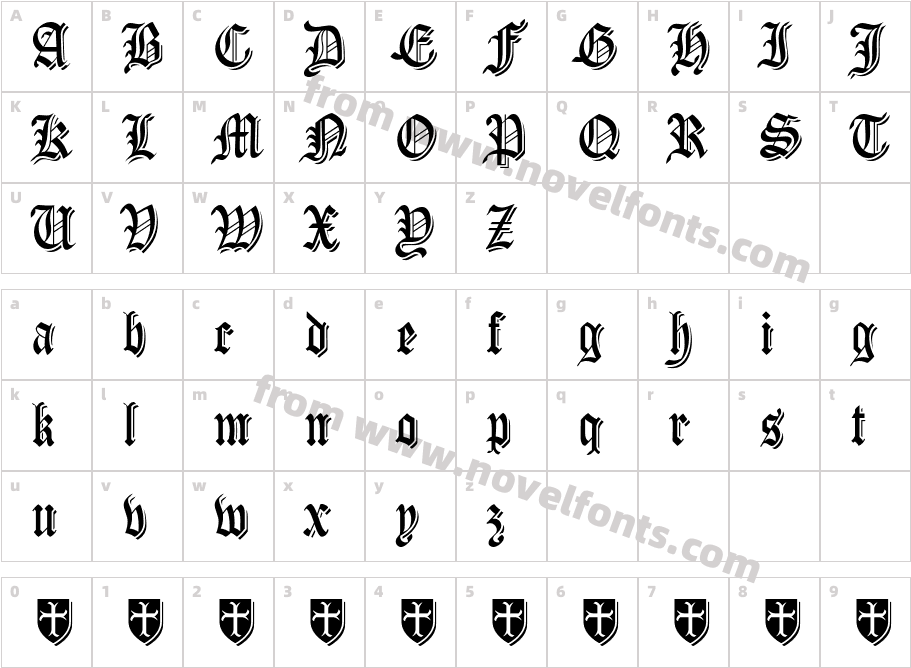 CartaMagna-LineCharacter Map