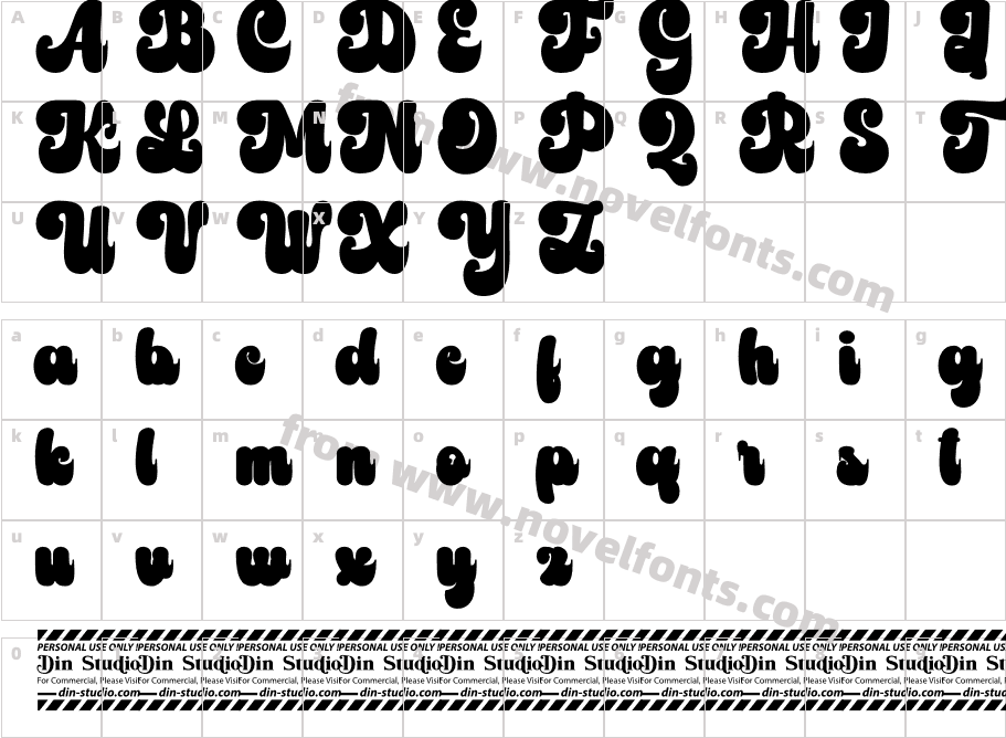 Boldy Vintage Personal useCharacter Map