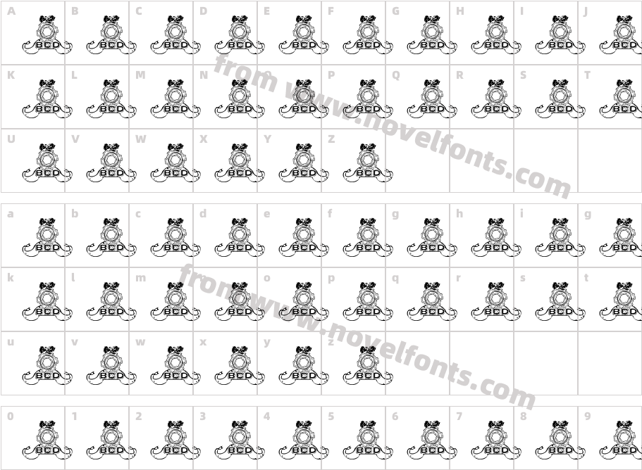 Bolt Cutter LightCharacter Map