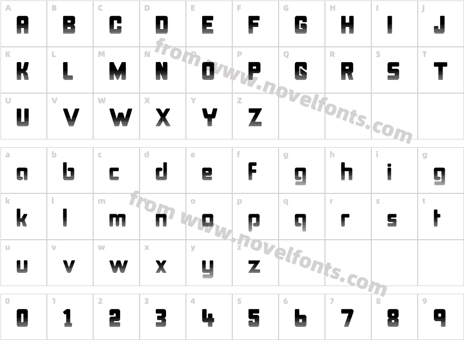 Bonk UndercutCharacter Map