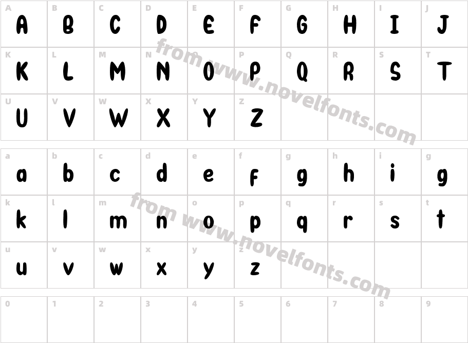 BooRushCharacter Map