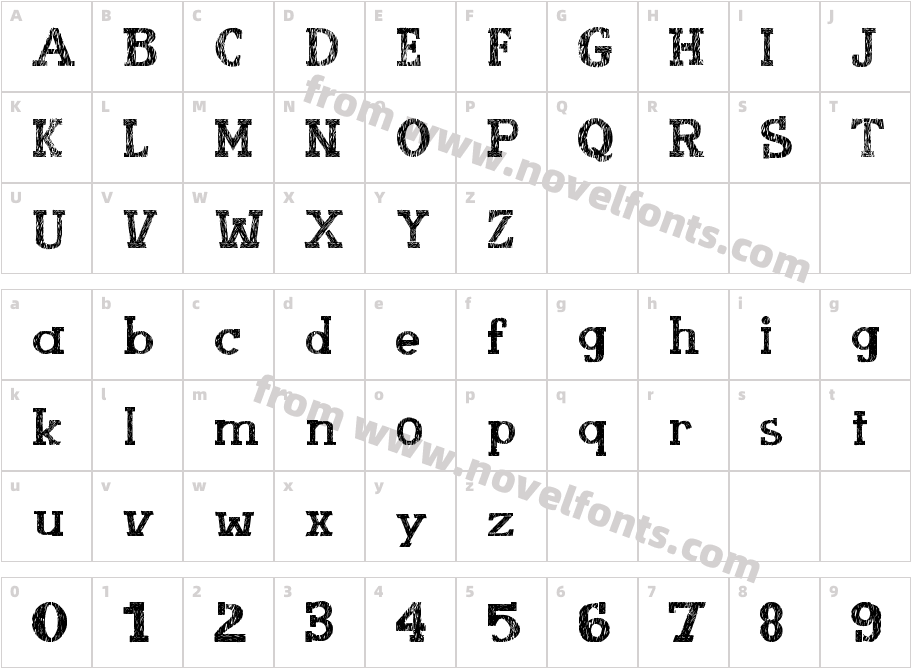 Booklet CordelCharacter Map