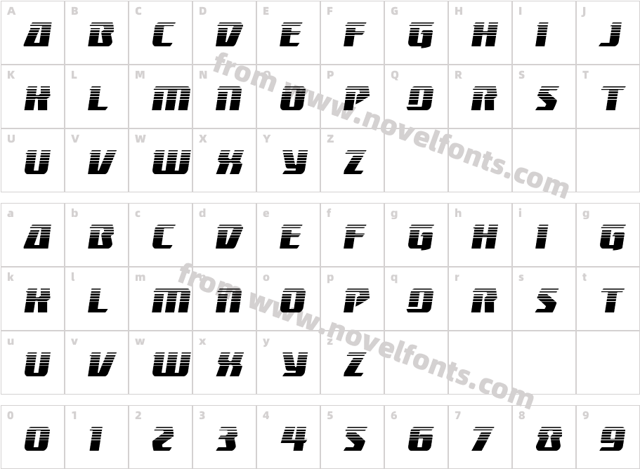 Boomhauer HalftoneCharacter Map