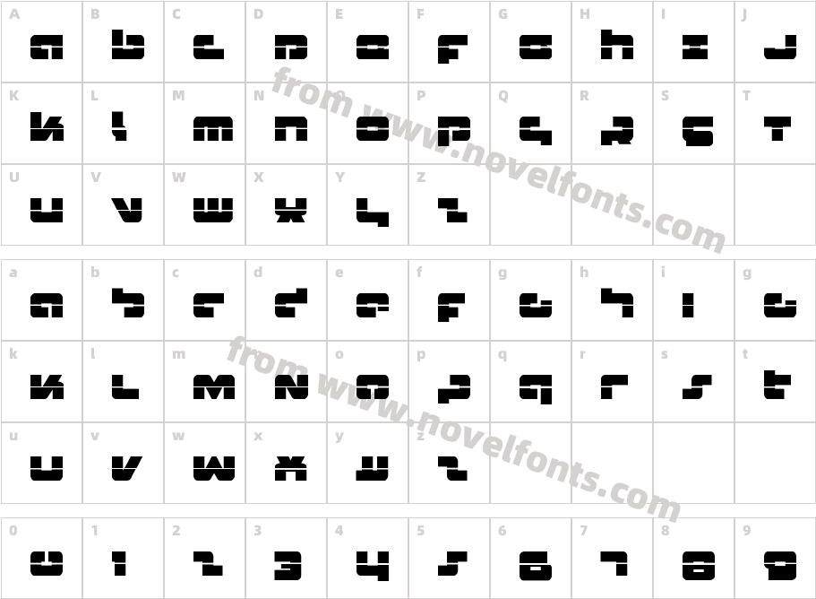 Boomstick LaserCharacter Map