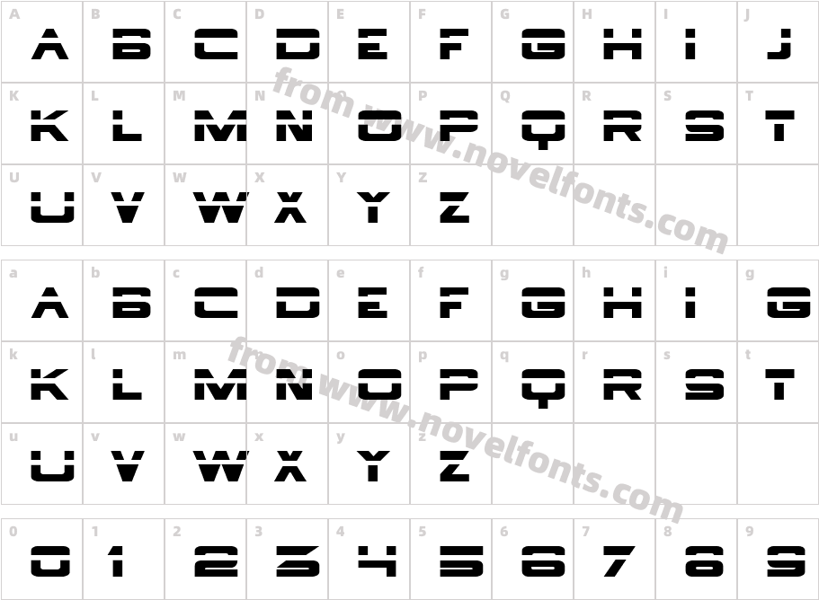 Borg-9Character Map