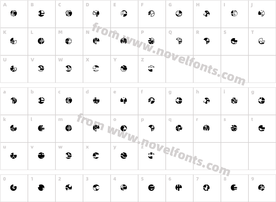 BorgCharacter Map