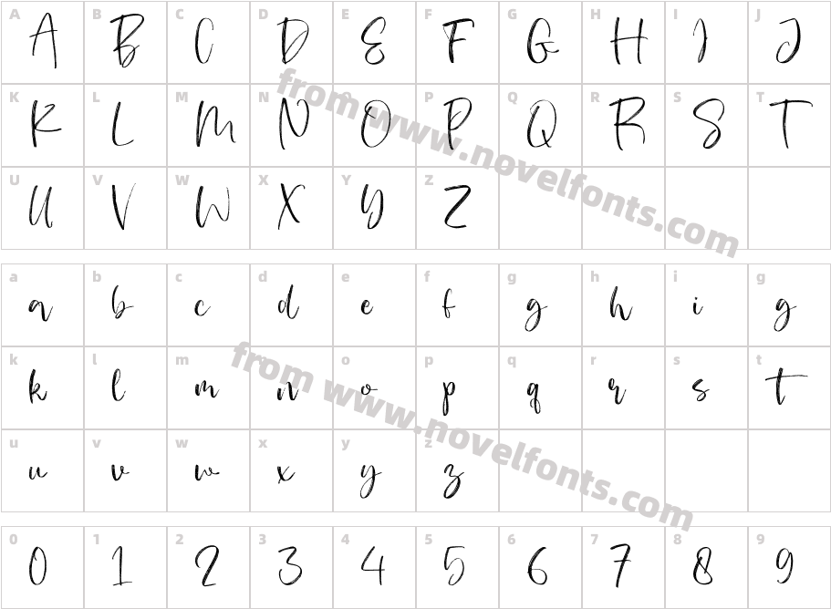 BorielCharacter Map