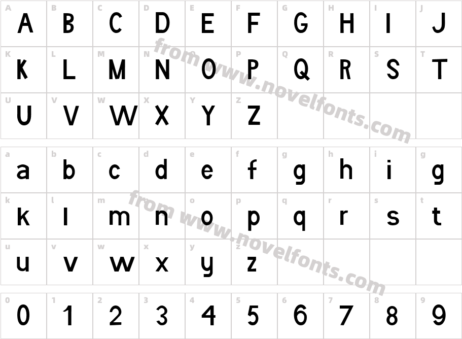 Boring BoronCharacter Map