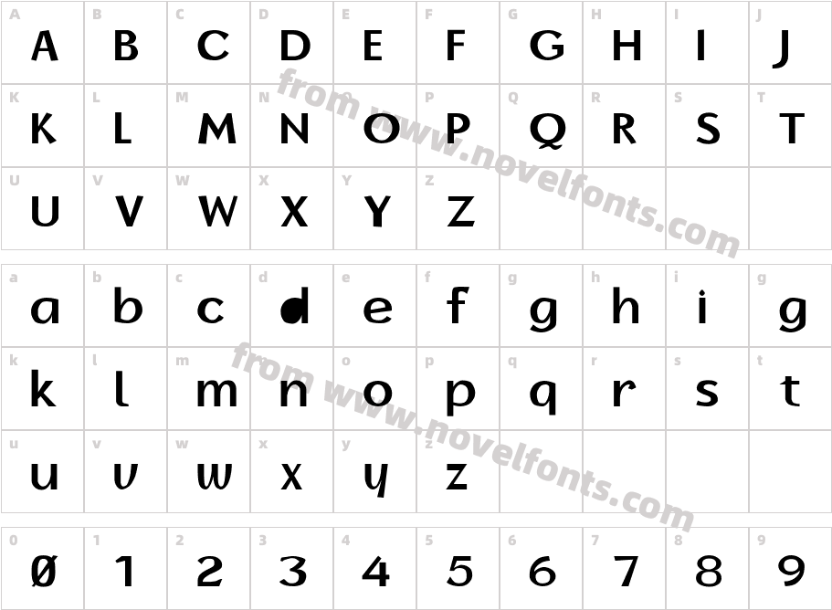 BorzoiReaderBolCharacter Map