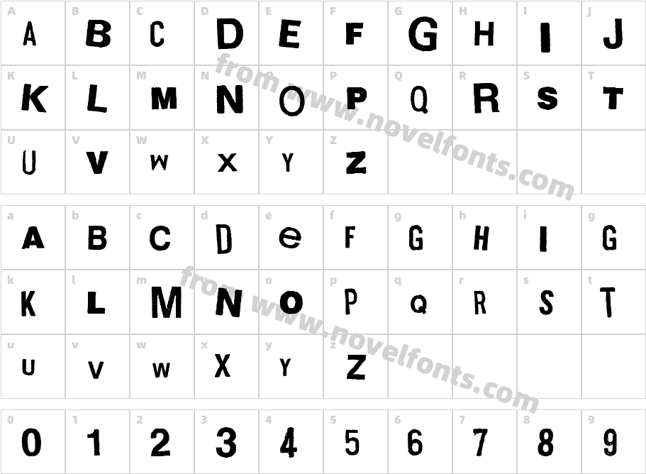 Boxpot AmetuerCharacter Map