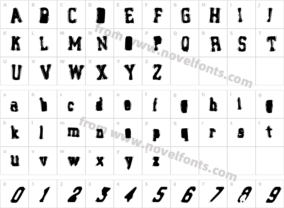 Brain StewCharacter Map