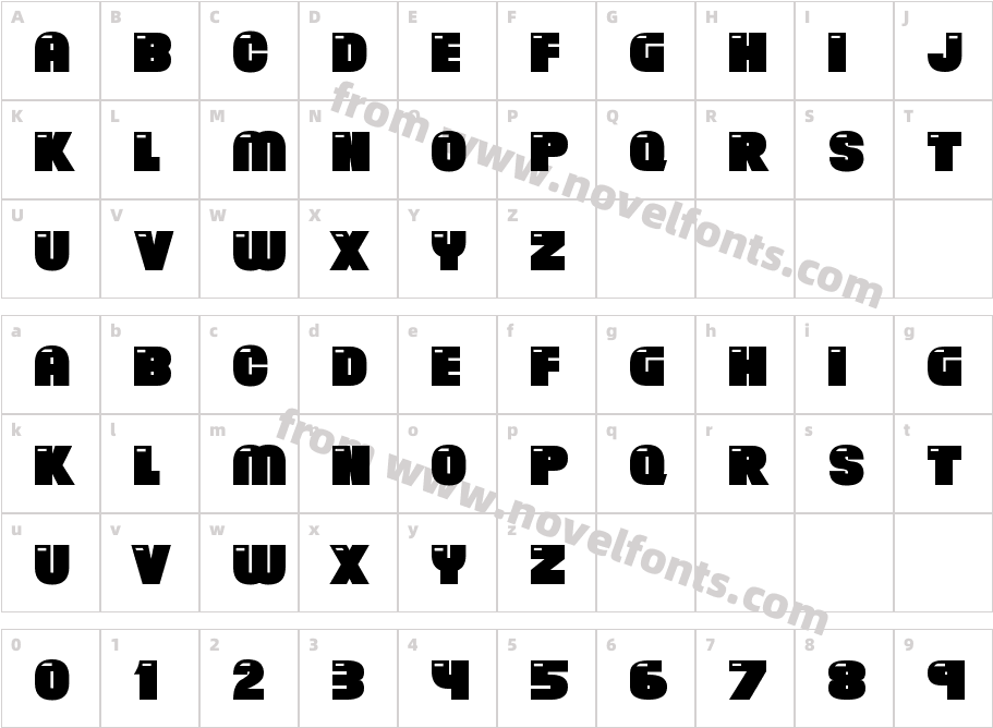 Brand New RetroCharacter Map