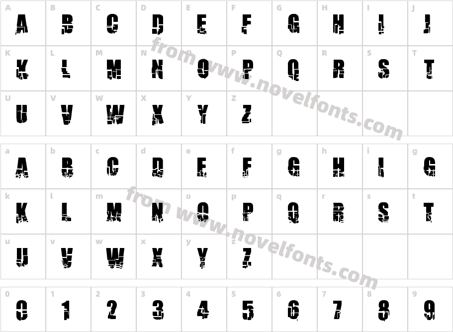 BreakawayCharacter Map