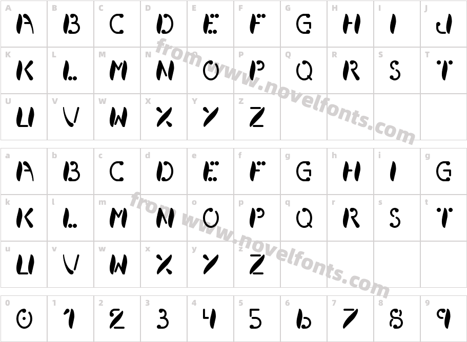 BreathRegularCharacter Map