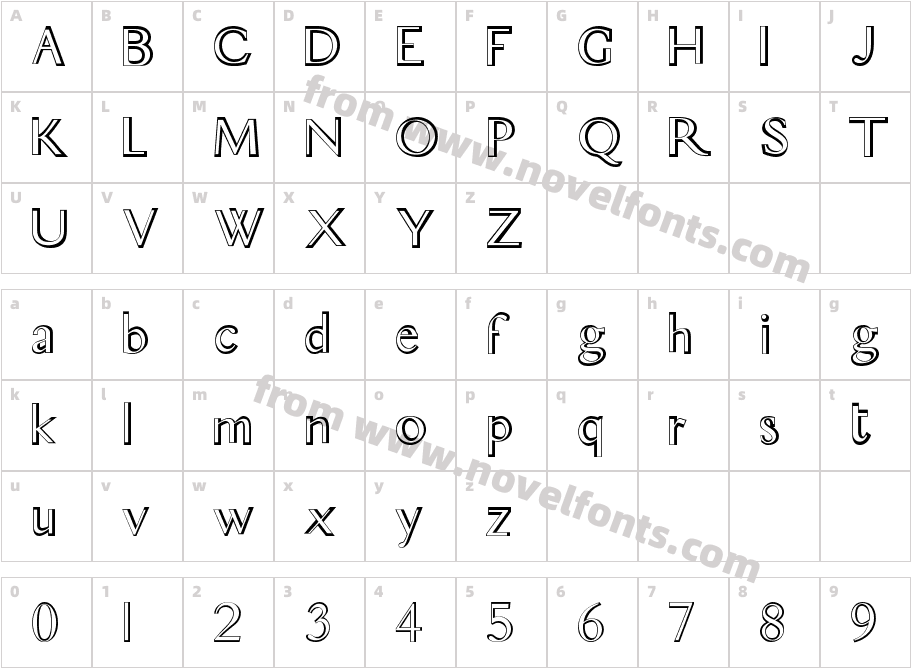 BreoCharacter Map