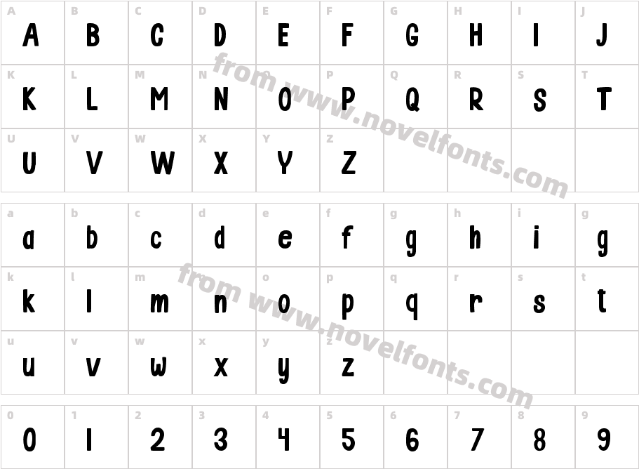 BriannaRegularCharacter Map