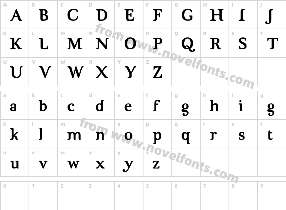 Brig MavenCharacter Map