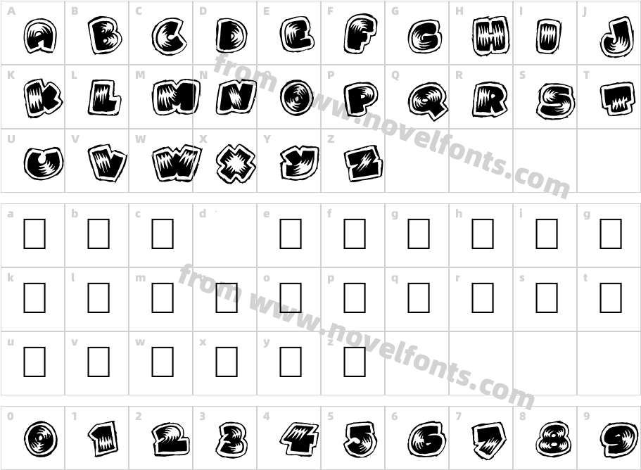 BrightoonCharacter Map