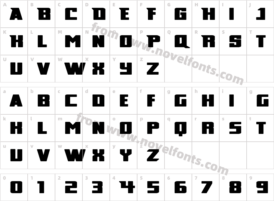 BroadCharacter Map