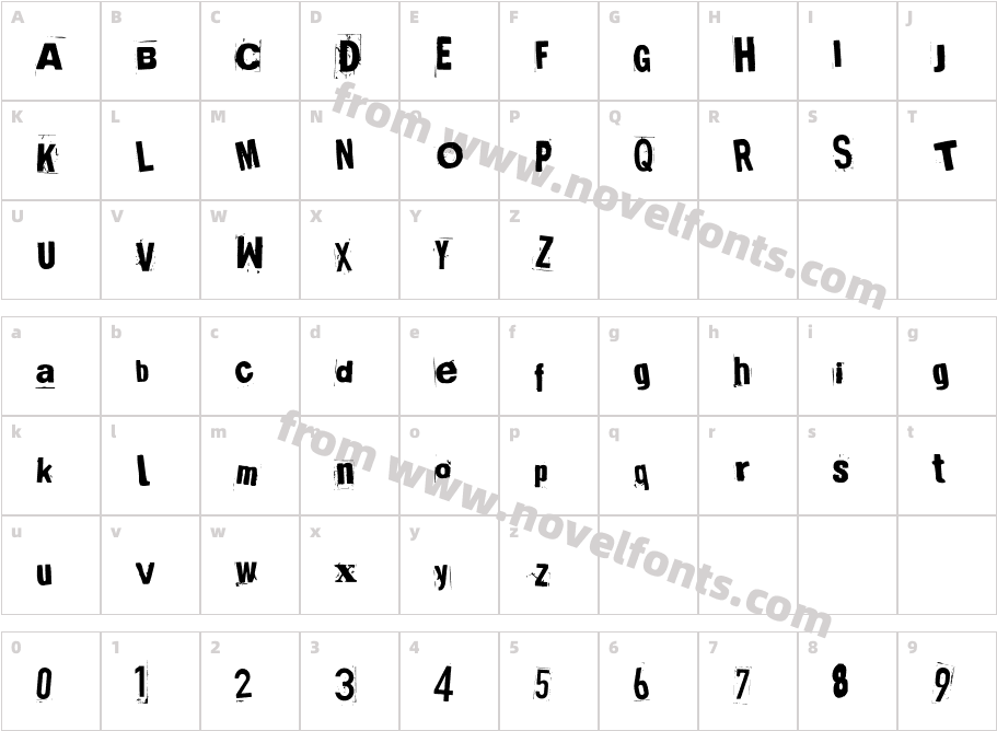 Broken 15Character Map