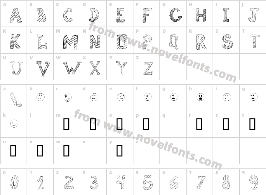 Broken ChalkCharacter Map