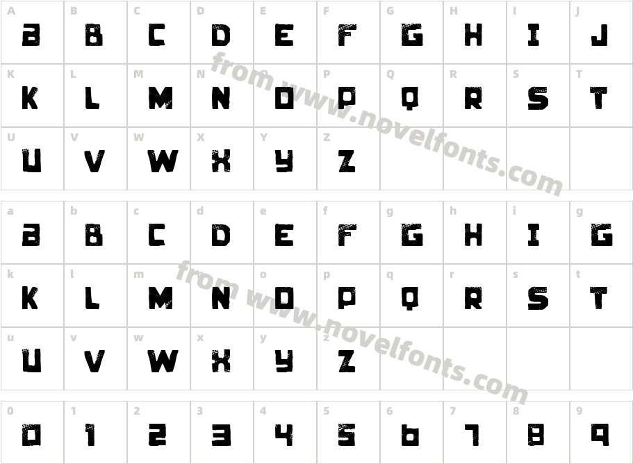 Broken FamilyCharacter Map