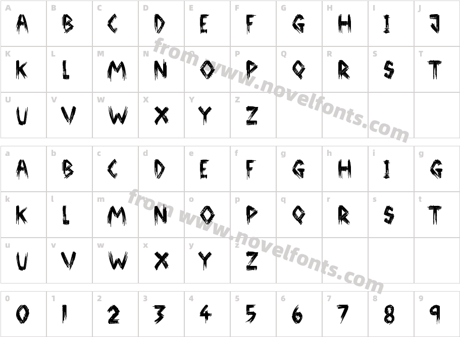 Broken GroundCharacter Map