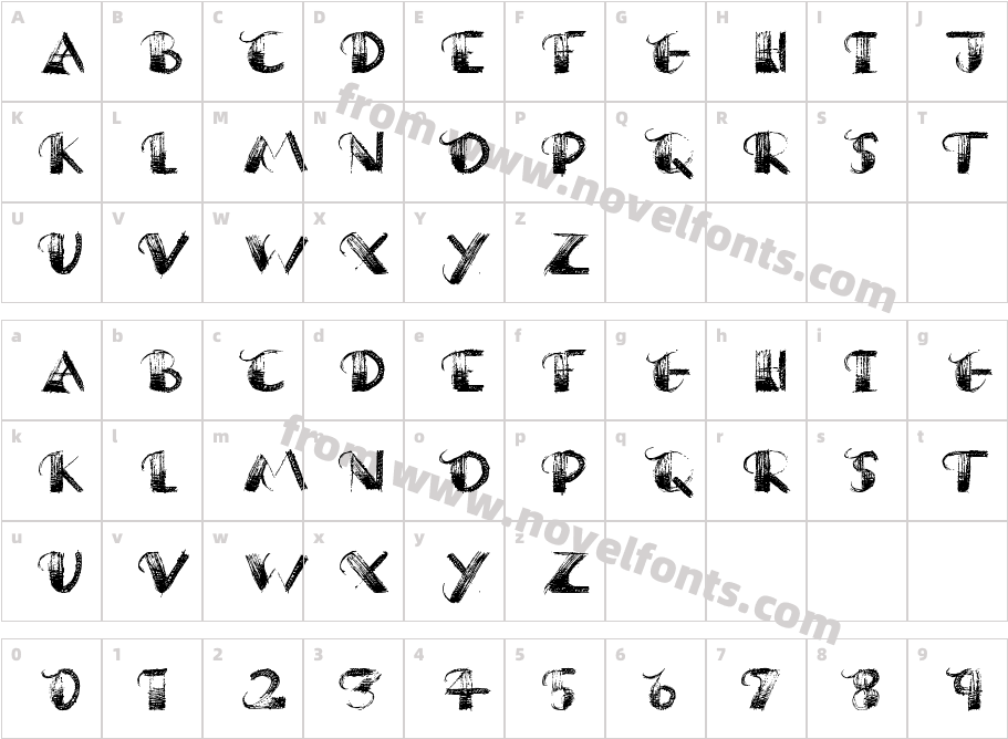 Broken PromiseCharacter Map