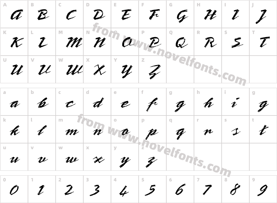 Bronx PlainCharacter Map