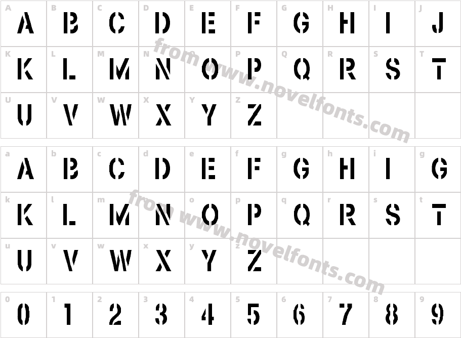 BrowningCharacter Map