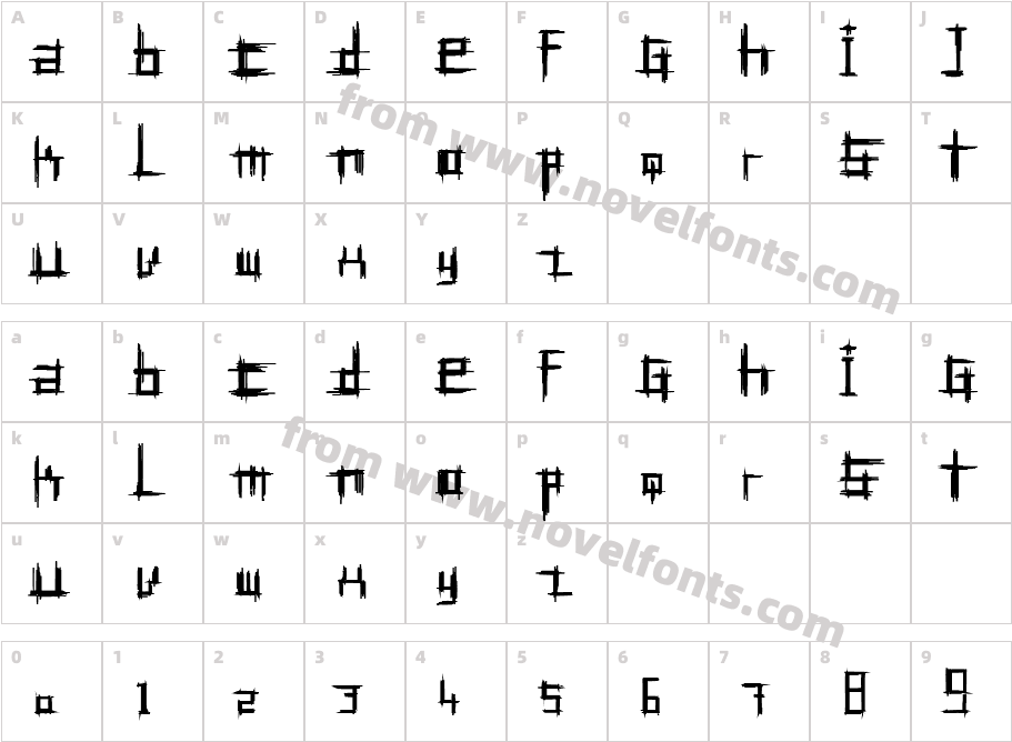 Bruised TwentyFiveCharacter Map