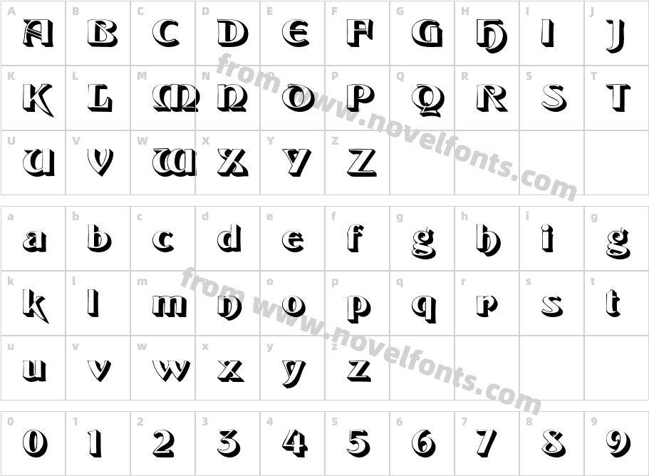 BrunswykCharacter Map