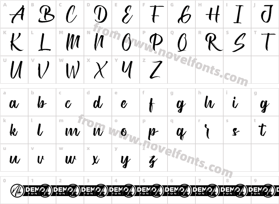 BrushworkDemoRegularCharacter Map