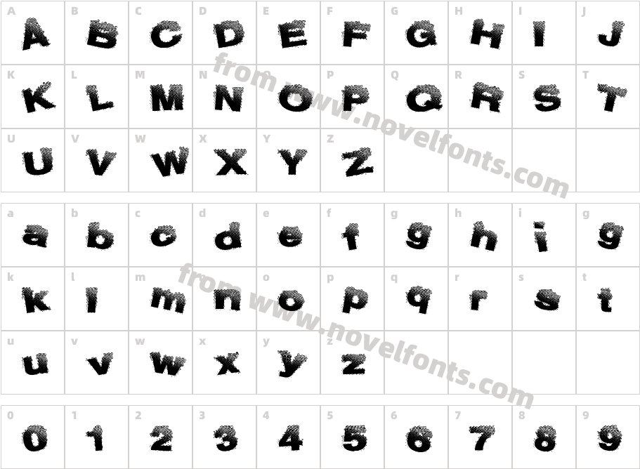 BubLightCharacter Map