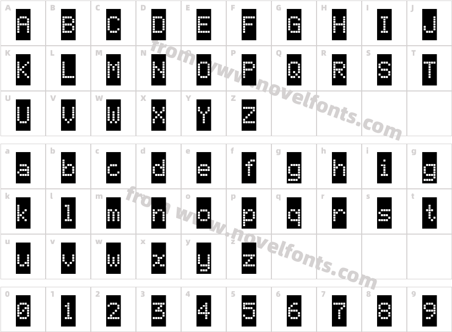 BubbledotICGFineNegativeCharacter Map