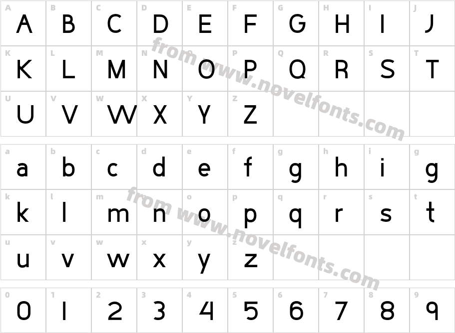 BuckoStdCharacter Map