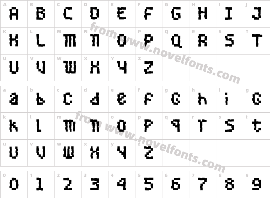 BuggedBitCharacter Map