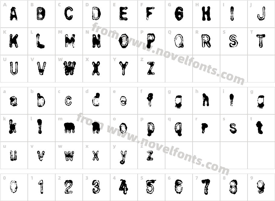 Bull-SemiInkedCharacter Map