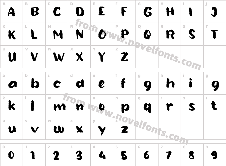 Burnt CornCharacter Map