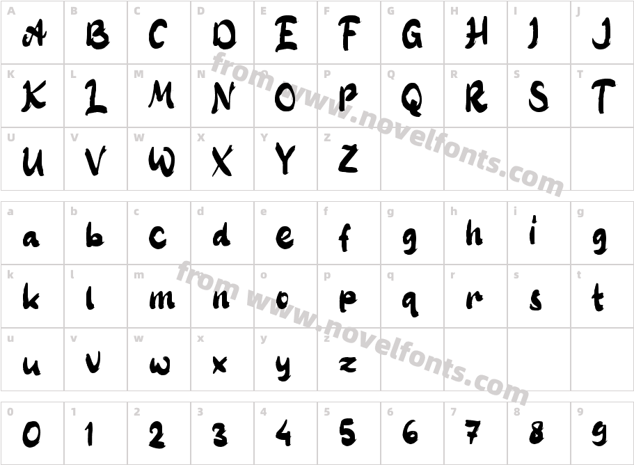 Buyan ForestCharacter Map