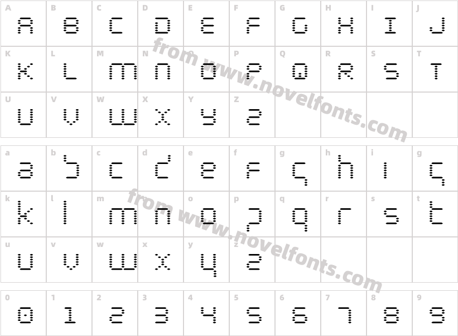 Byte PoliceCharacter Map