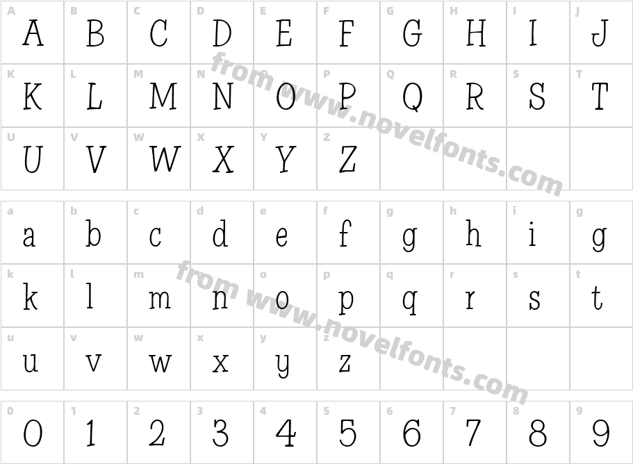 CAC One SeventyCharacter Map