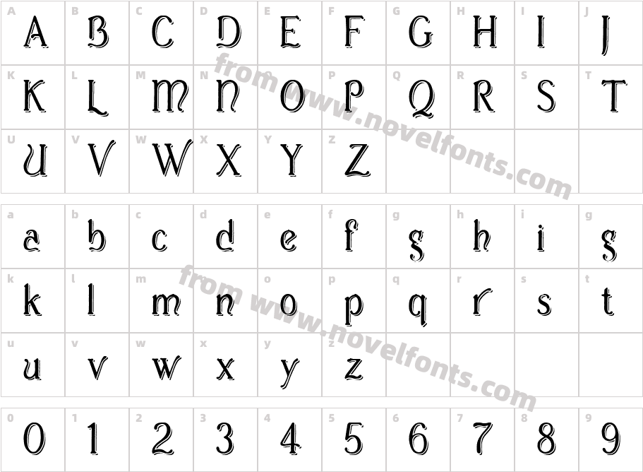 Casua_ShopsignCharacter Map