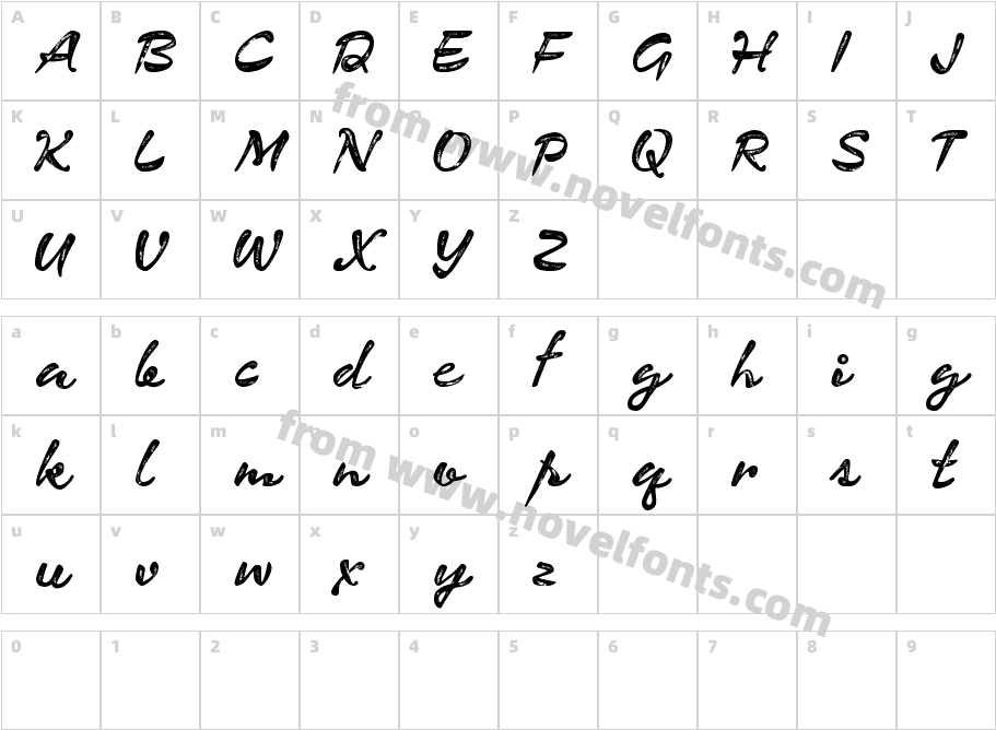 CF Expedition RegularCharacter Map