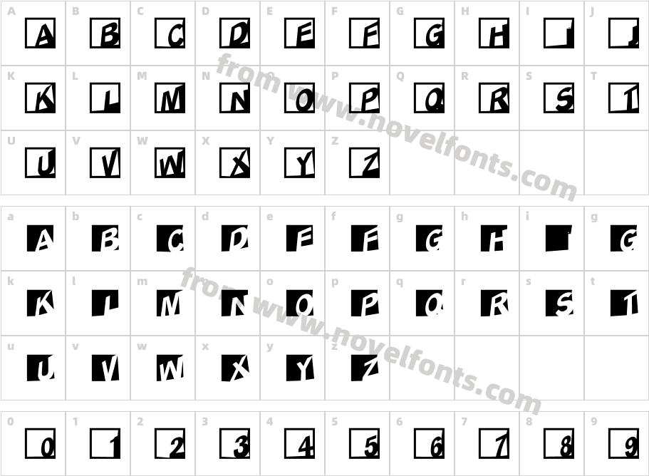 ABCLogosXYZCrazyCharacter Map