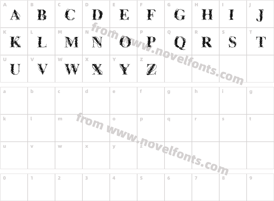 CF WireFrame Demo RegularCharacter Map