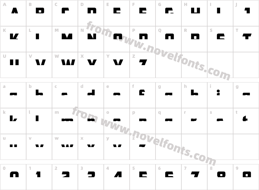 CFB1 American Patriot SPANGLE 2 Normal ItalicCharacter Map