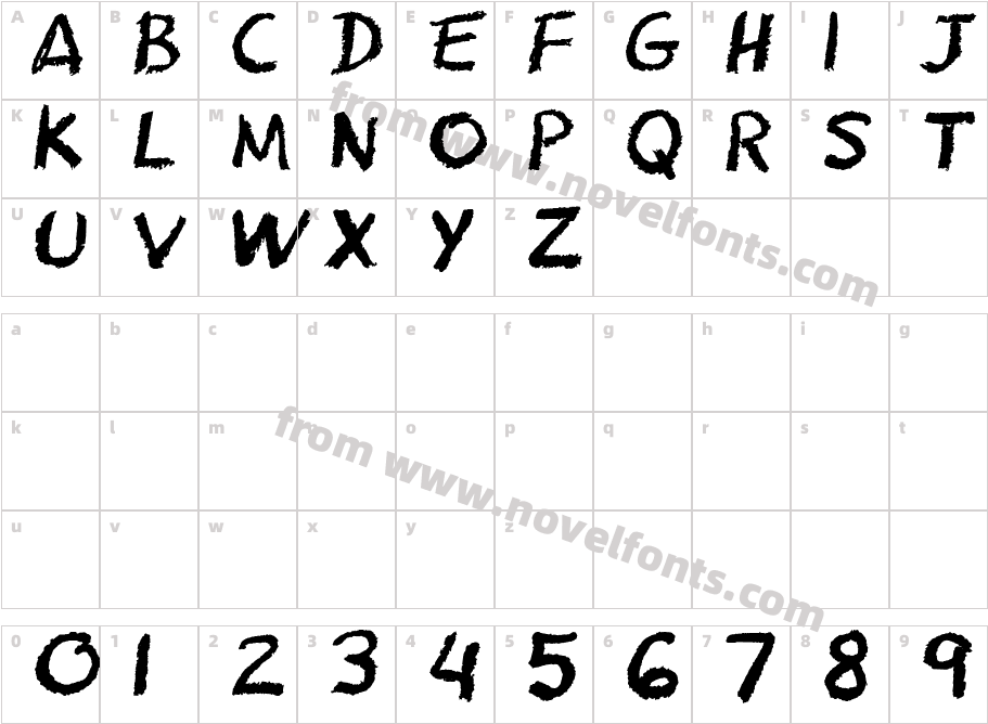 CFSchoolZoneRegularCharacter Map